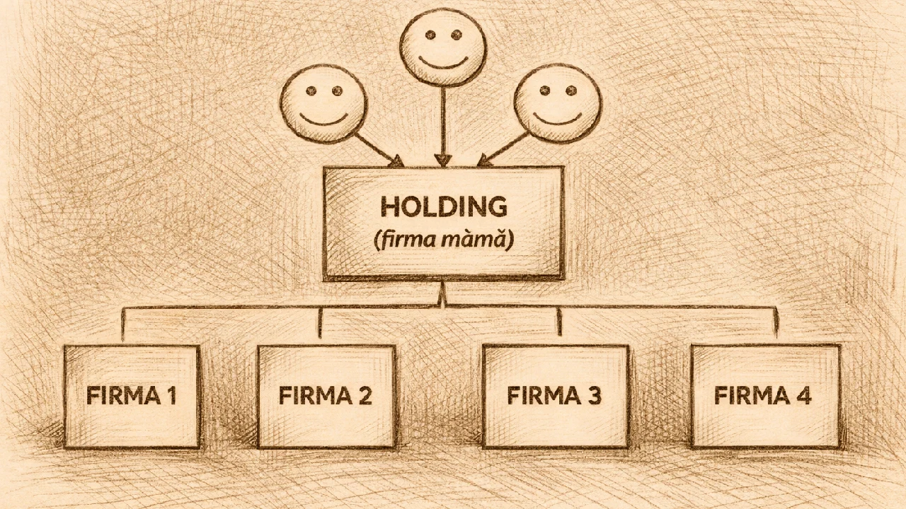 Arhitectura unui Grup de firme tip Holding